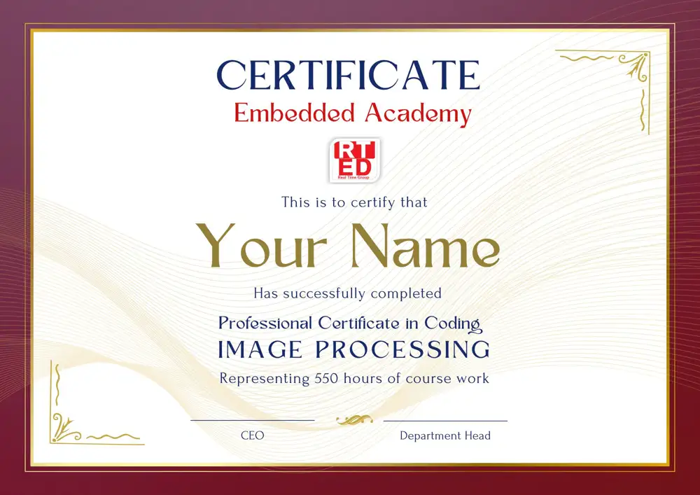 Image Processing Certification