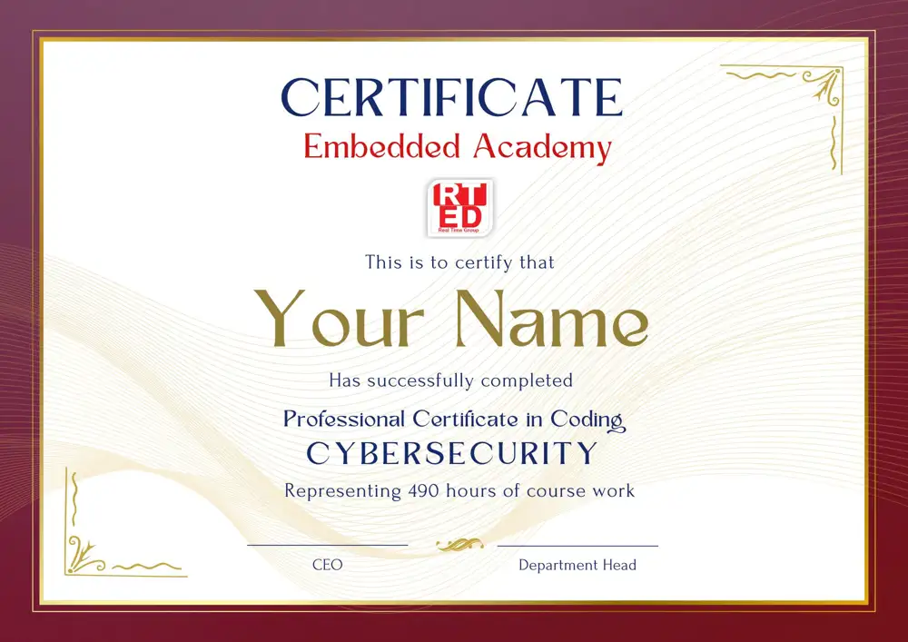 Cybersecurity Certification